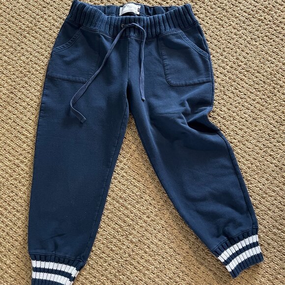 Old Navy Blue Cropped Jogger Pants - Picture 2 of 6